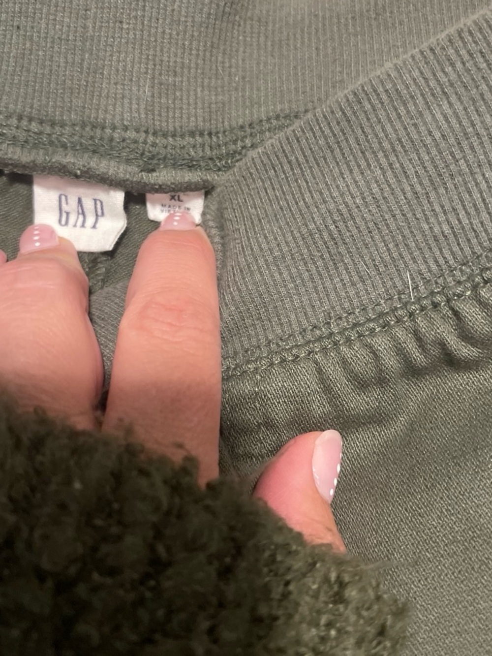 GAP Olive Green Drawstring Jogger Pants - Picture 5 of 5